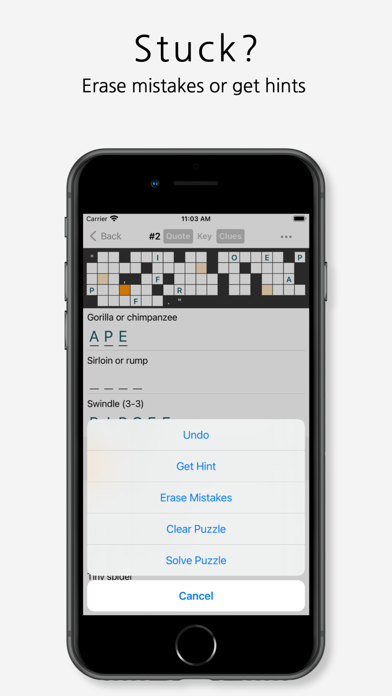 Acrostic Crossword Puzzles screenshot 5