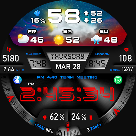 PER27 Digital Watch Face screenshot 46