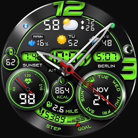PER32 Ultra Hybrit Watch Face screenshot 45