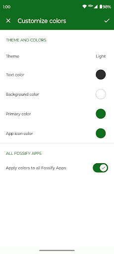 Fossify Thank You screenshot 4