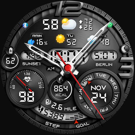 PER32 Ultra Hybrit Watch Face screenshot 43