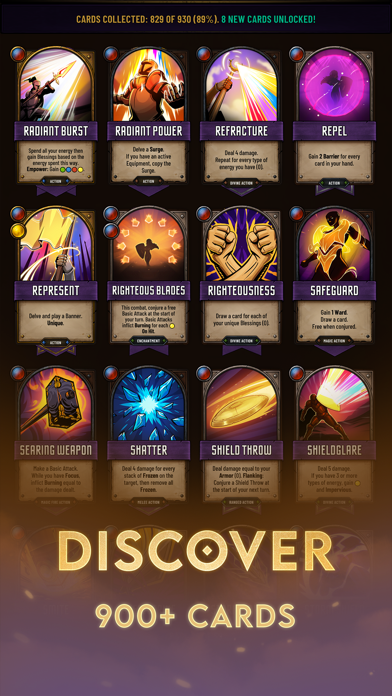 Dawncaster: Deckbuilding RPG screenshot 8