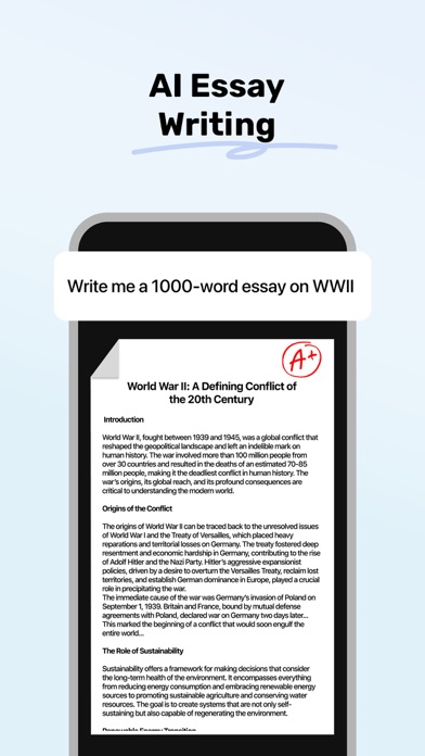 Homework AI - Math & Essay App screenshot 4