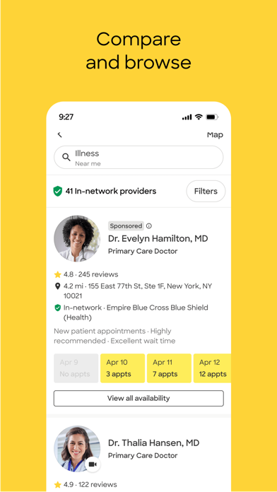 Zocdoc - Find and book doctors screenshot 2
