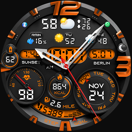PER32 Ultra Hybrit Watch Face screenshot 41