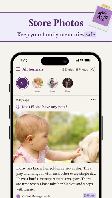 Qeepsake: Family Photo Album screenshot 3