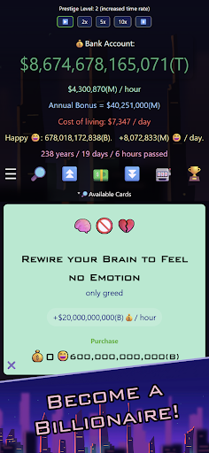 Idle Trillionaire: Money Game screenshot 6