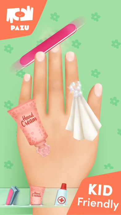 Girls Nail Salon - Kids Games screenshot 2