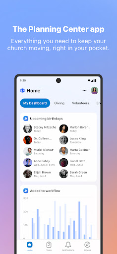 Planning Center screenshot 1