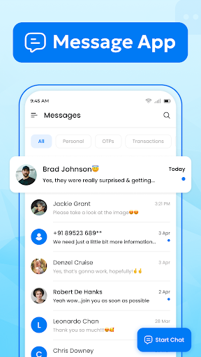 Messages - all in one chat app screenshot 1