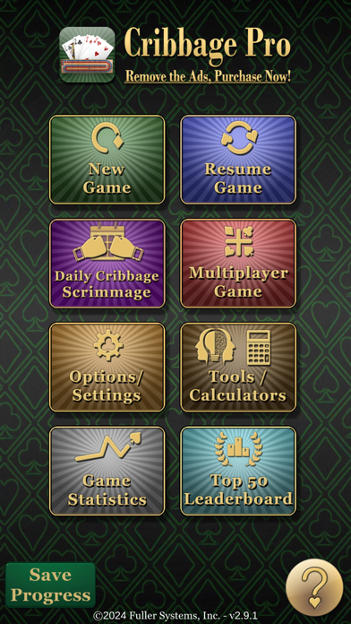 Cribbage Pro Online! screenshot 1