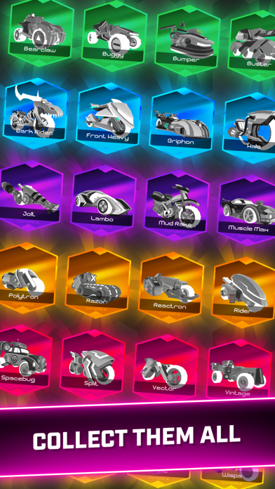 Rider Worlds - Neon Bike Races screenshot 3