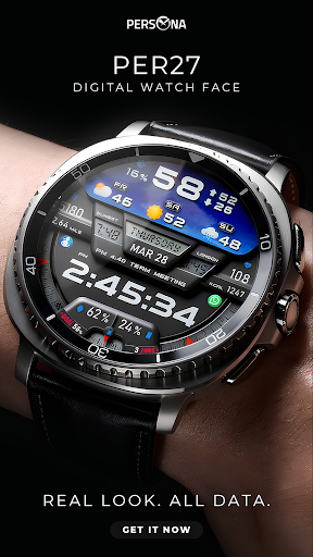 PER27 Digital Watch Face screenshot 1