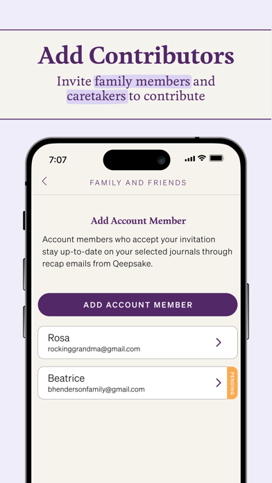 Qeepsake: Family Photo Album screenshot 5