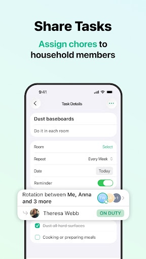 House Chores Cleaning Schedule screenshot 2