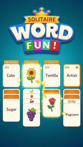 Solitaire Word Fun! screenshot 1