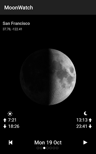 Moon Calendar Watch screenshot 2