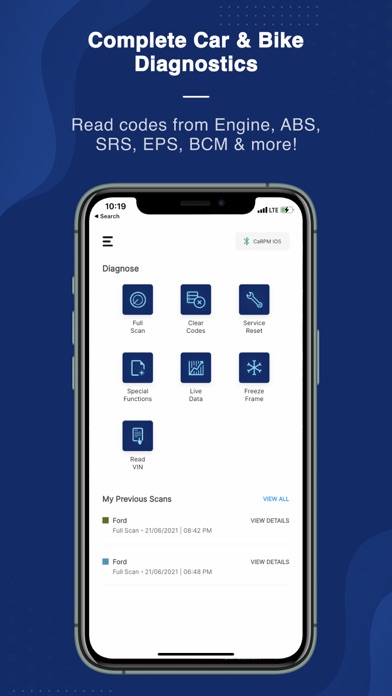 OBD Scanner ELM327: GaragePro screenshot 1