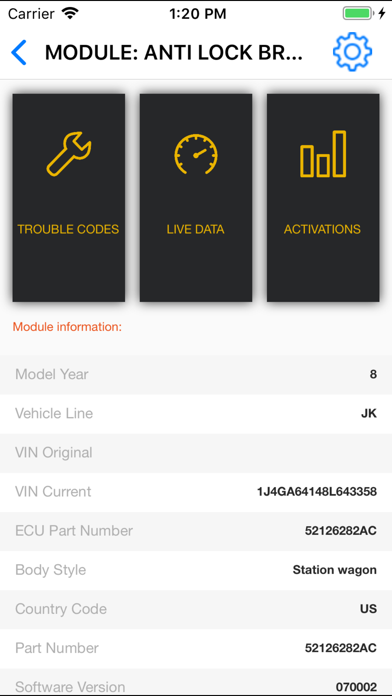 OBD JScan screenshot 6