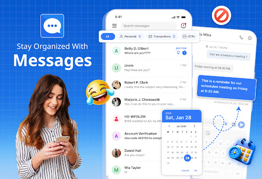 Messages: SMS Messaging App screenshot 1
