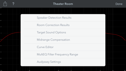 Audyssey MultEQ Editor app screenshot 3