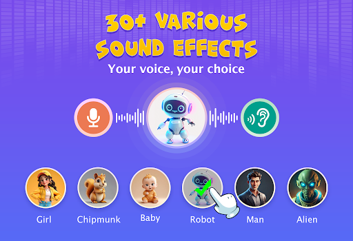 Voice Changer AI, Sound Effect screenshot 2