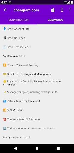 Cheogram (Jabber, Call, Text) screenshot 5