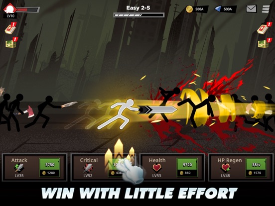 Epic Stickman: Idle RPG War screenshot 4