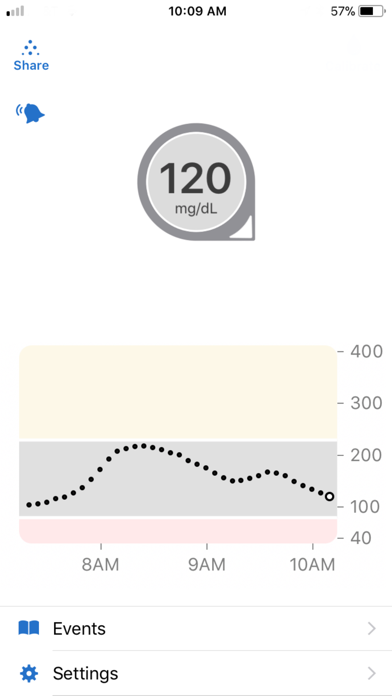 Dexcom G6 screenshot 1