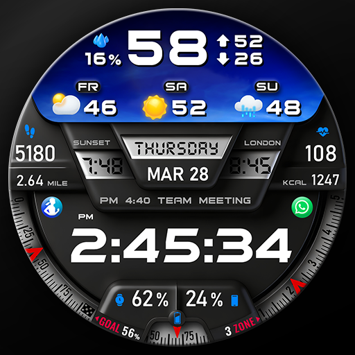 PER27 Digital Watch Face