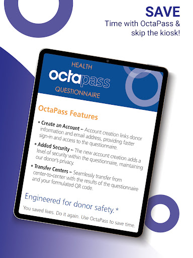 OctaApp – Donate Blood Plasma! screenshot 13