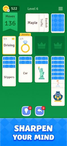 Solitaire Associations Journey screenshot 1