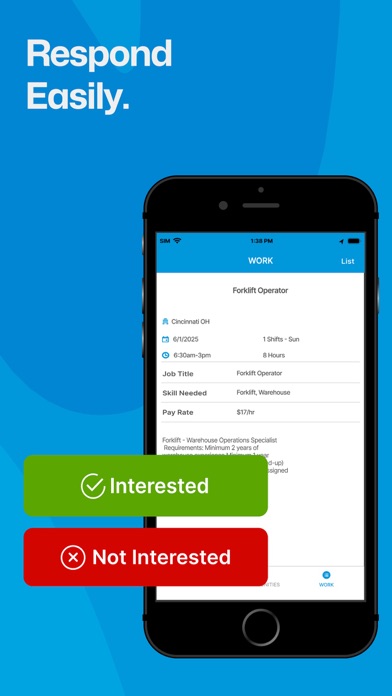 Staffmark WorkNOW screenshot 3
