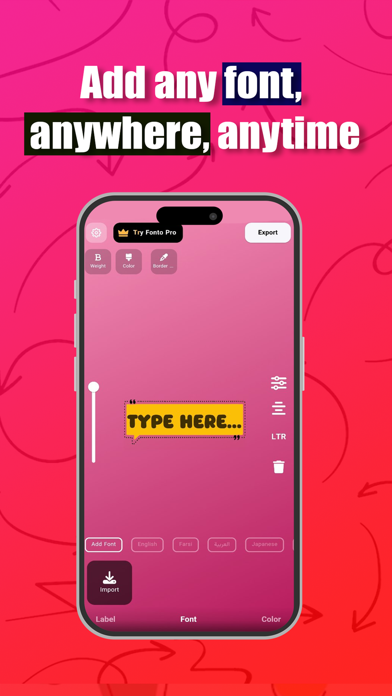 Fonto - story font for IG screenshot 5