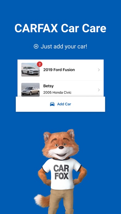 CARFAX Car Care App screenshot 1