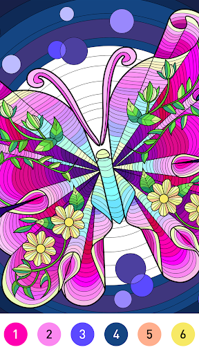 Mandala Color by Number Book screenshot 5