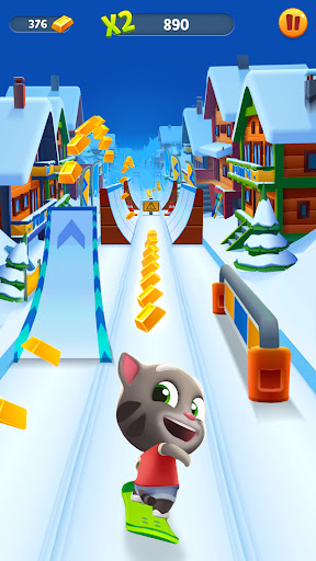 Talking Tom Gold Run screenshot 1