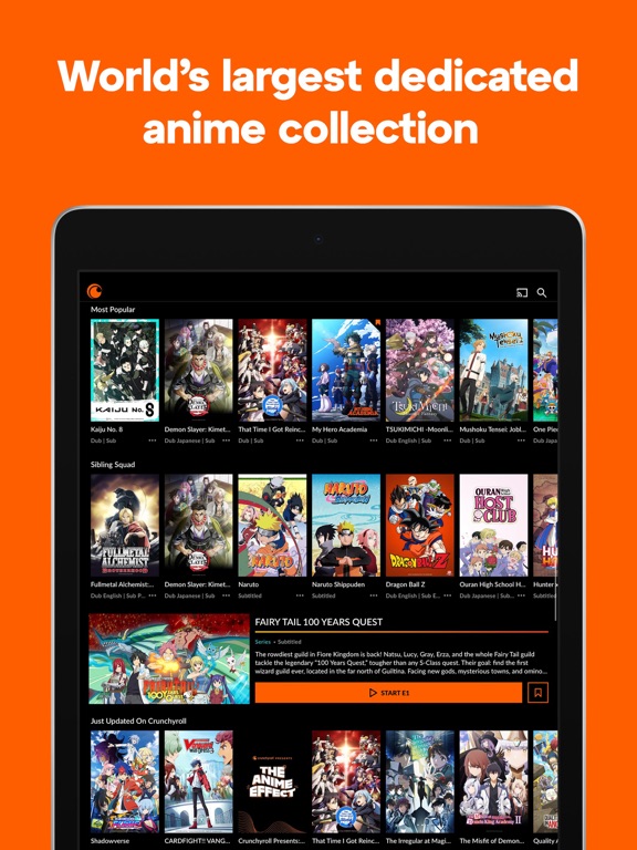 Crunchyroll: Anime Streaming screenshot 1