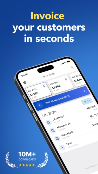 Invoice Maker - Invoice Fly screenshot 1