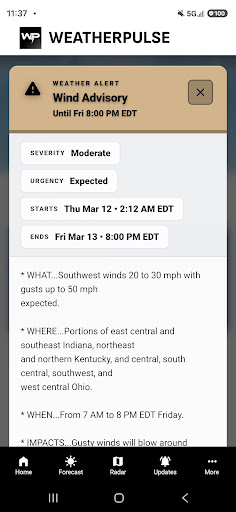 WeatherPulse (WxPulse) screenshot 2