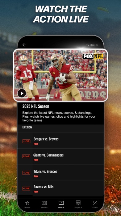 FOX Sports: Watch Live Games screenshot 3