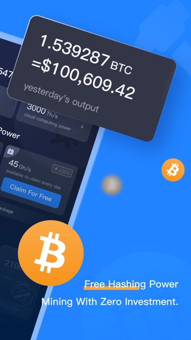 Bitcoin mining - Crypto Miner screenshot 2