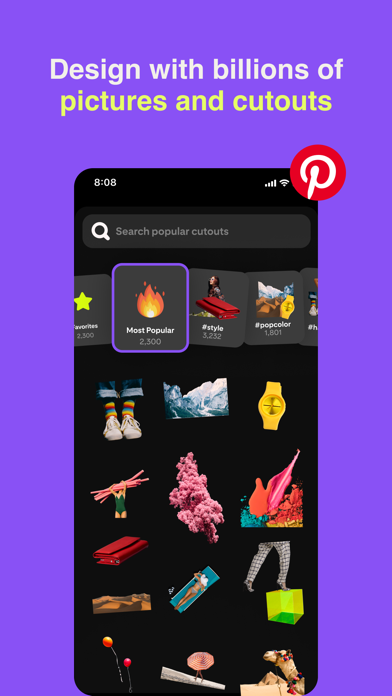 Shuffles by Pinterest screenshot 2