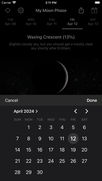 My Moon Phase Pro screenshot 3