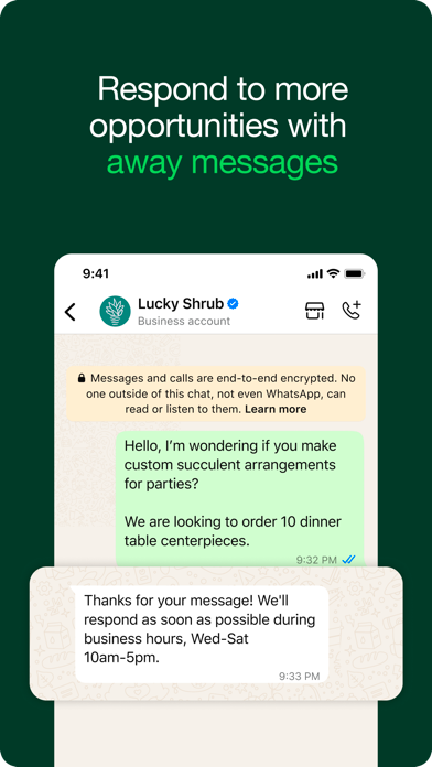 WhatsApp Business screenshot 4