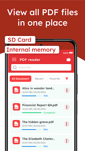 PDF Reader: Read all PDF files screenshot 2