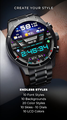 PER27 Digital Watch Face screenshot 2