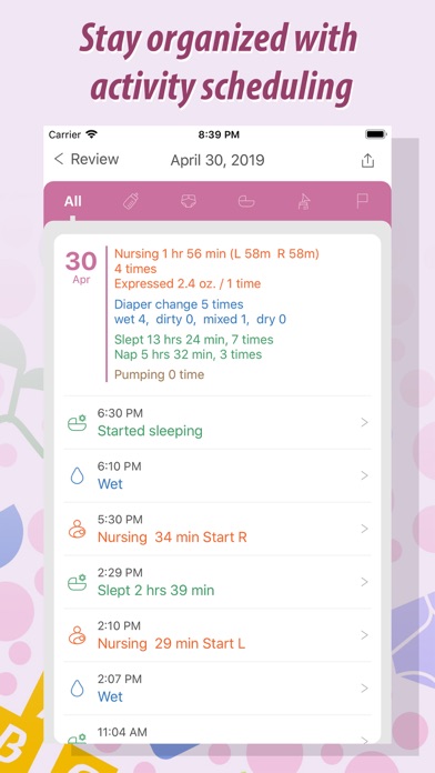 Baby Tracker - Newborn Log screenshot 2