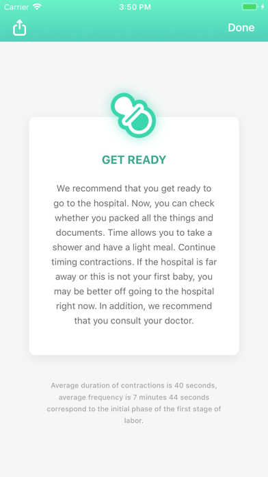 Contraction Timer & Counter screenshot 4
