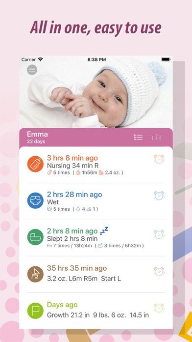 Baby Tracker - Newborn Log screenshot 1